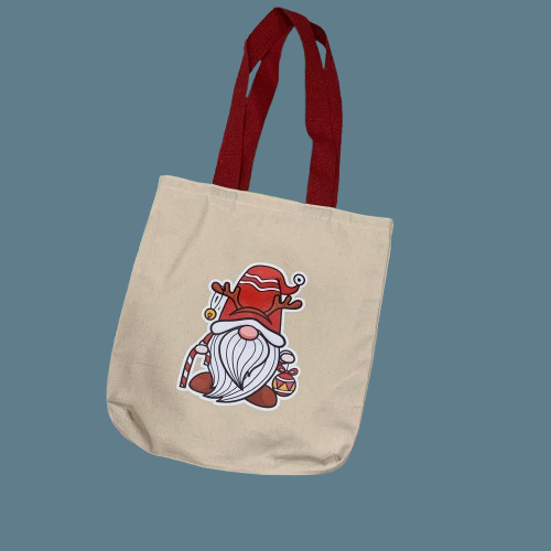 Festive Gnome Holiday Tote Bag