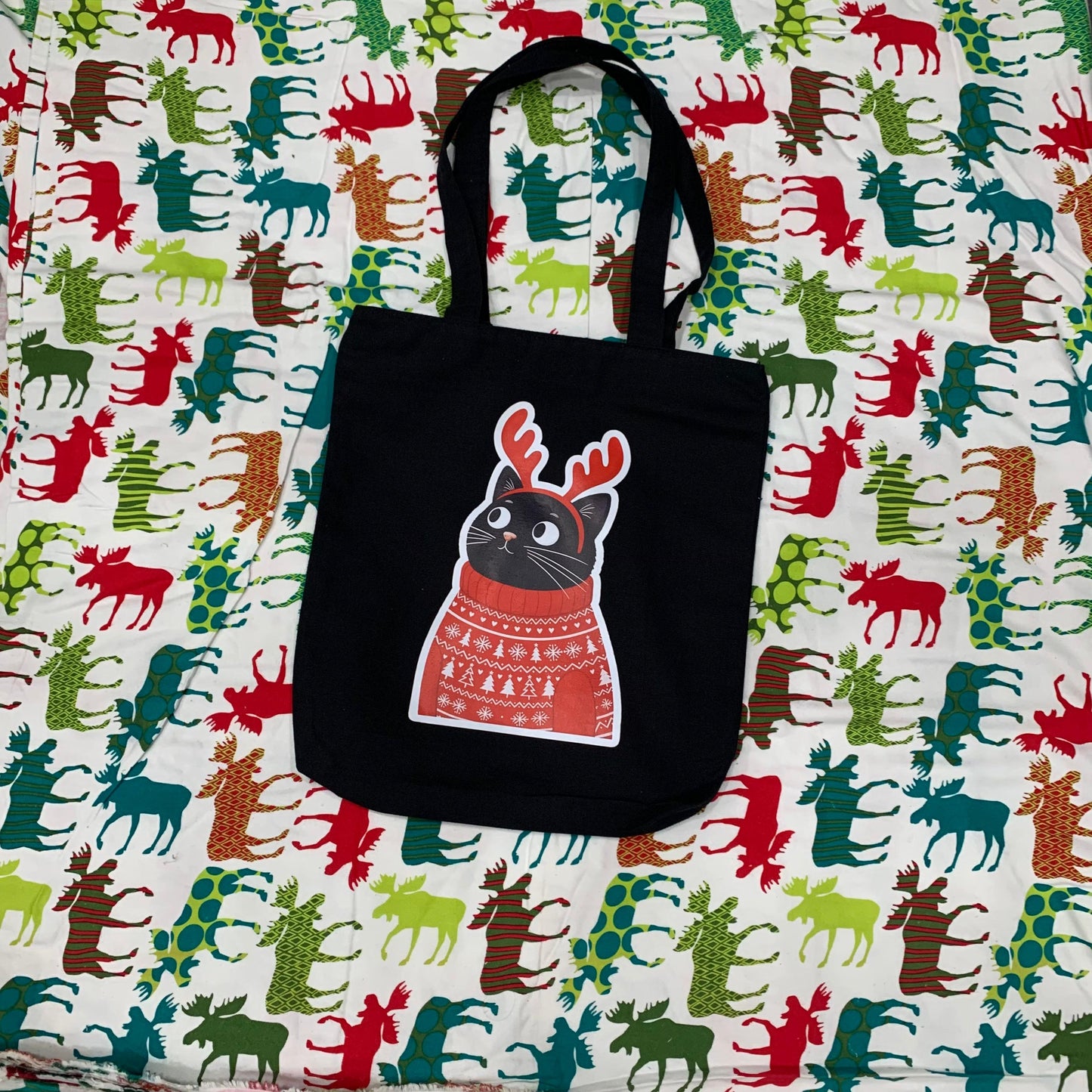 Cat Canvas Tote Bag